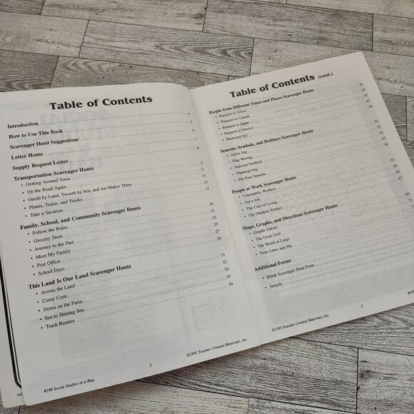 Social Studies In A Bag PRIMARY GRADES 1995 Vtg Teacher Created Materials - Picture 2 of 13